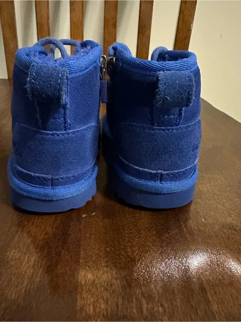 UGG TODDLER NEUMEL II ROYAL BLUE CHUKKA BOOTS size 7